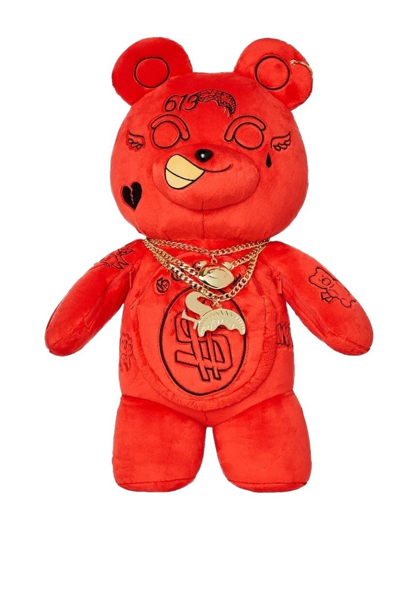 Sprayground Diablo Plush Teddybear Backpack w/TAGS | eBay