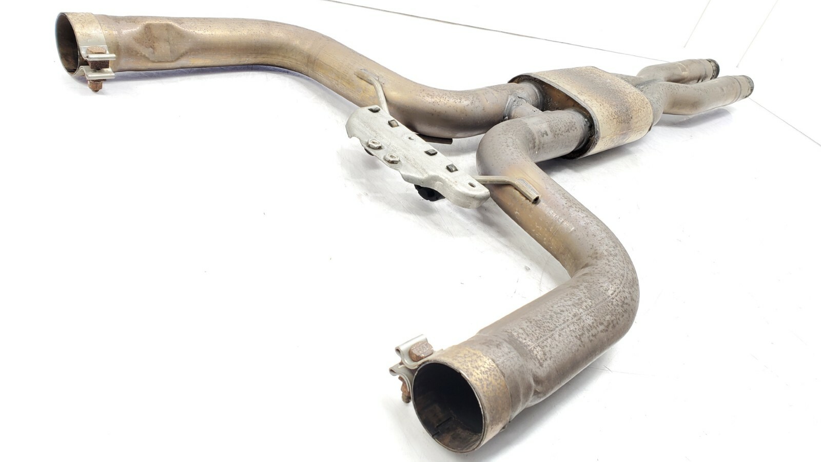 2014-2020 MASERATI GHIBLI SQ4 3.0L EXHAUST RESONATOR Y PIPE OEM 13K.