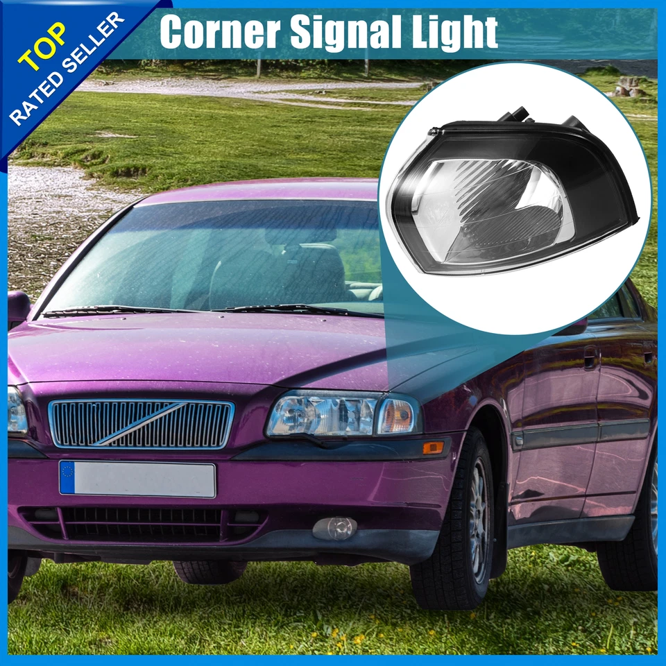 Turn Signal Light Lamp Front Left Corner Signal Light for Volvo S80 1999-2006 - Image 2 of 4
