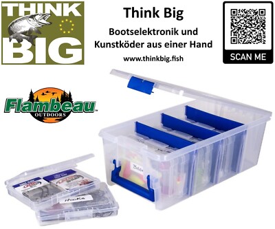   Flambeau 4510FB Terminal Tackle Organizer mit Zerust  und 8 Boxen, Köderbox  