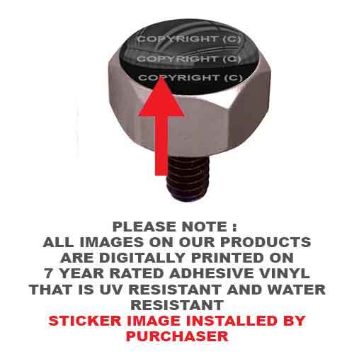 Grey Billet Aluminum Hex Bolt for Harley Air Cleaner Cover - CFW