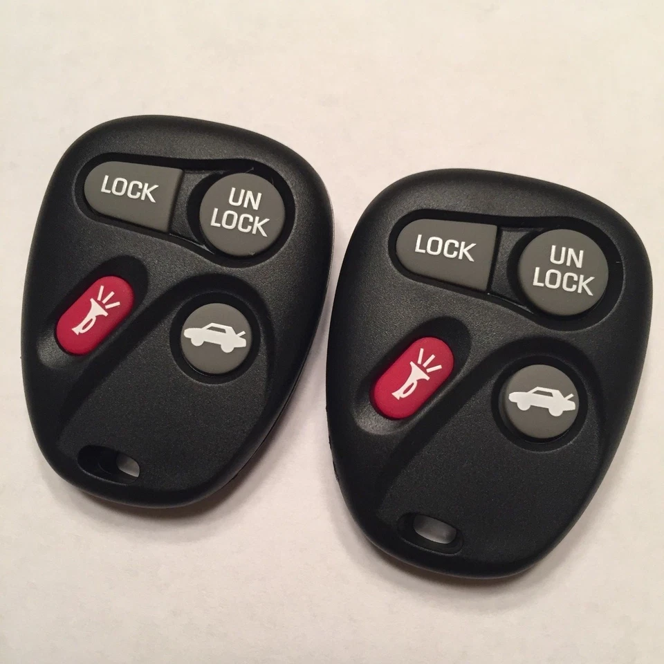 2 llaveros remotos de entrada sin llave electrónicos OEM de 4 botones ABO0204T 10246215 Foto 4 de 4