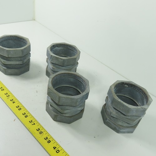 I006-I6A 2-1/2" Conduit Compression Coupler Lot Of 4 - 第 5/5 張圖片