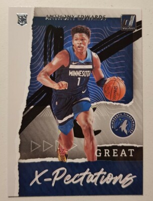 Panini 2020-21 Donruss - #1 - Anthony Edwards - Great X-Pectations