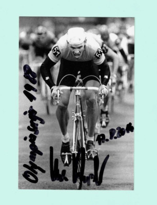 Uwe Ampler DDR Radfahren 1xGold Olympia 88 Foto 10x15 orig. Autogramm