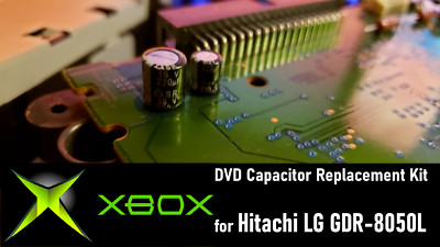 Original Xbox Hitachi LG GDR-8050L DVD Drive Capacitor Replacement
