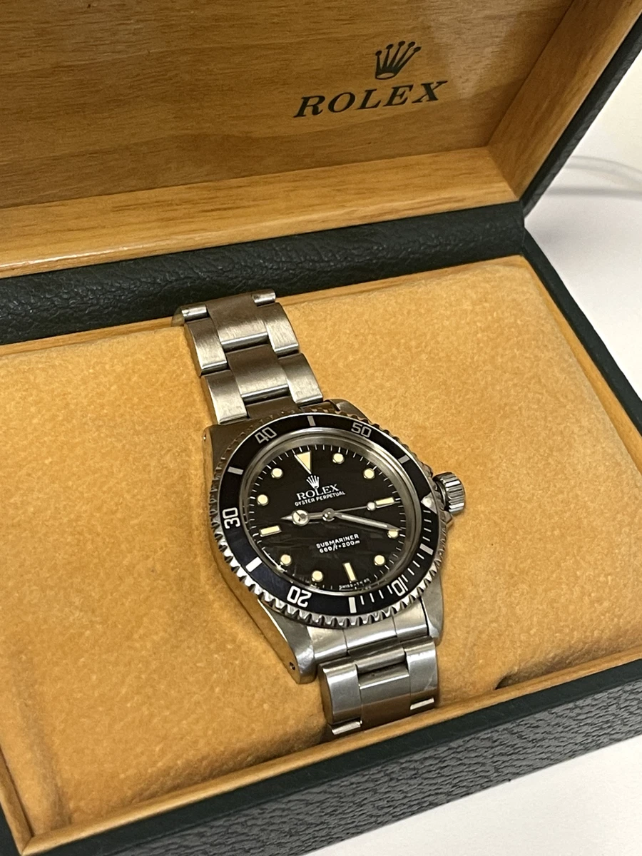 ROLEX MENS SUBMARINER SS w BLACK DIAl OYSTER PERPETUAL MOVEMENT