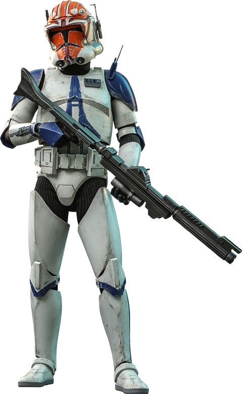 Star Wars Mandalorian Clone Trooper Captain Vaughn 1/6 Hot Toys Sideshow TMS065
