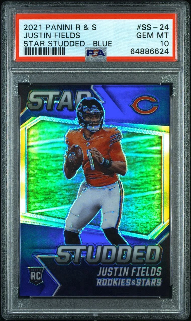 Justin Fields Panini Rookies & Stars Star Studded #SS24 Blue