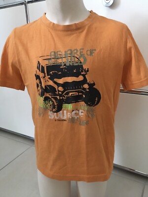 T-Shirt Trigema Made in Germany Wild Life BEWARE OF THE WILD Gr. 128
