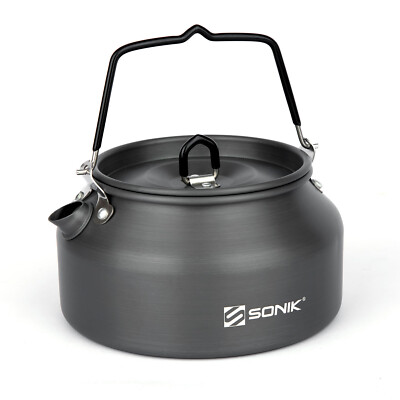 Sonik Sizzla 1L Carp Kettle Fishing Camping Lightweight Tea Coffee Kettle UC0007