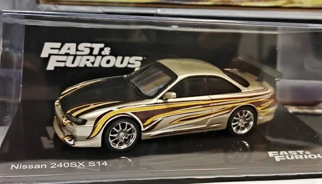 NISSAN 240SX S14, FAST & FURIOUS, ALTAYA, DIECAST,1:43 DIECAST