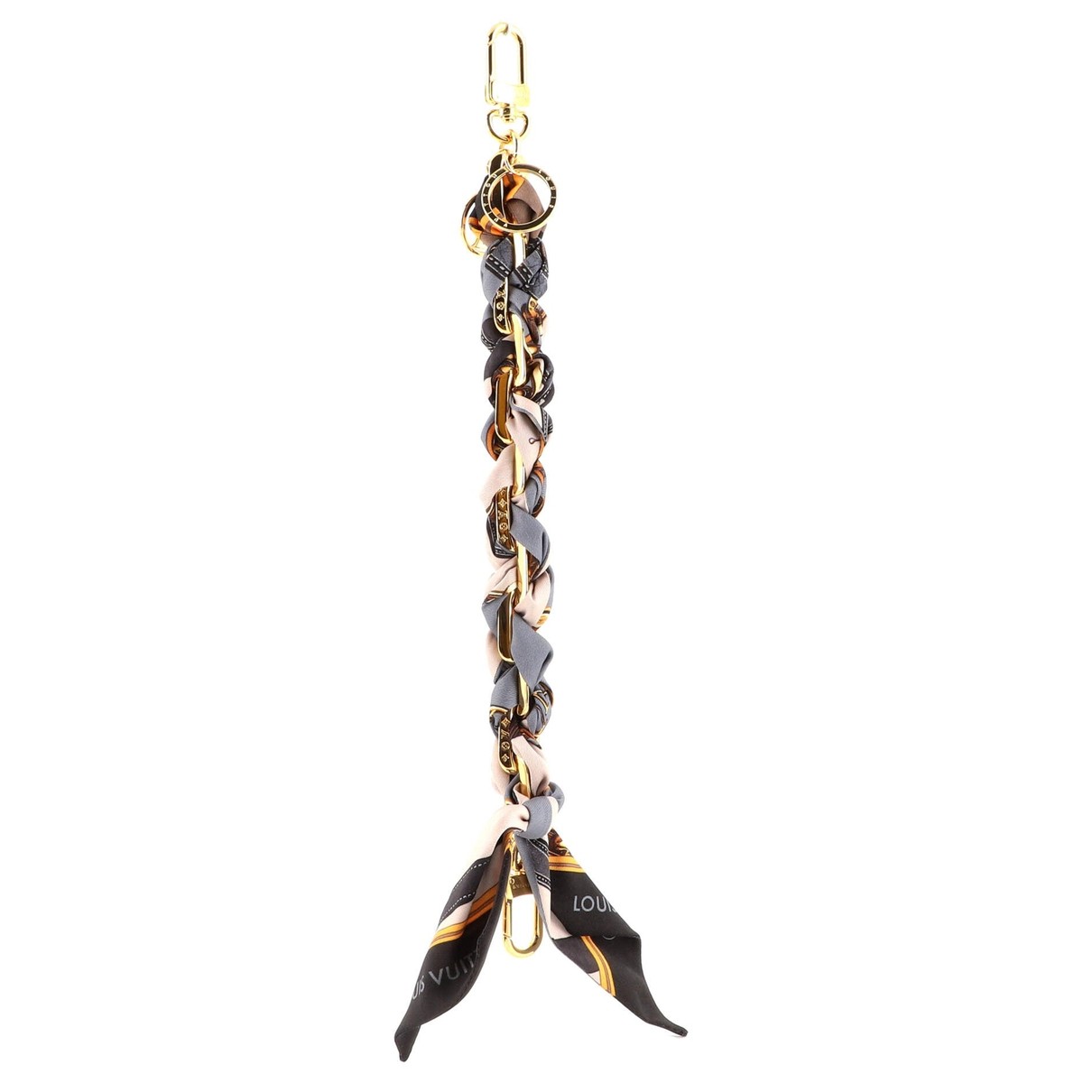 安心の関税送料込み LOUIS VUTTON BRAIDED SCARF CHAIN バッグチャーム