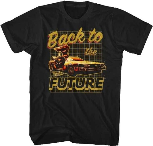 Kith for Back to the Future Chrome Title Vintage Tee Black Size