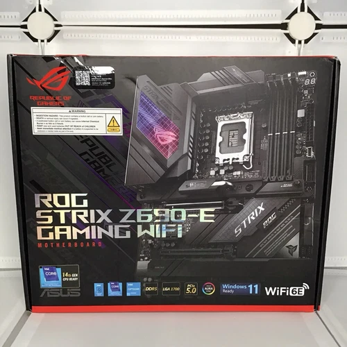 ASUS ROG STRIX Z690 - E GAMING WIFI LGA 1700 ATX MOTHERBOARD
