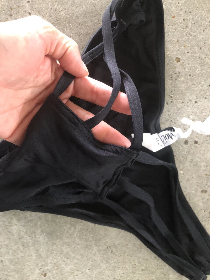 Top e parte inferior de biquíni acolchoado Pour Moi Siren tamanho 36E 14 Reino Unido - Imagem 2 de 4