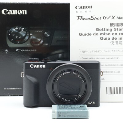 Canon Power Shot G7 X Mark III Compact Digital Camera 4.2 Zoom