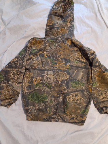 Cabelas Youth Medium Seclusion Hoodie Pullover Embroidered - Picture 4 of 7