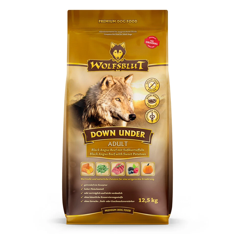 Wolfsblut Adult Down Under - Black Angus Beef Trockenfutter 12,5 kg - Bild 2 von 4