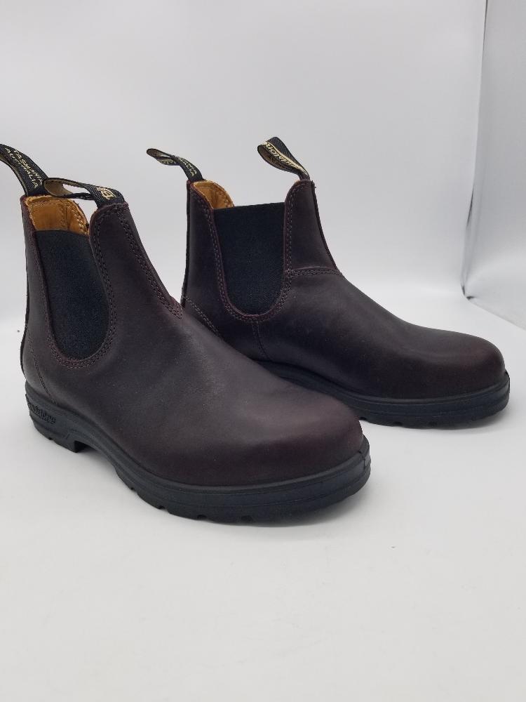 Blundstone Unisex Leather Lined Pull-On Boot Auburn 8 Women, 6 Men