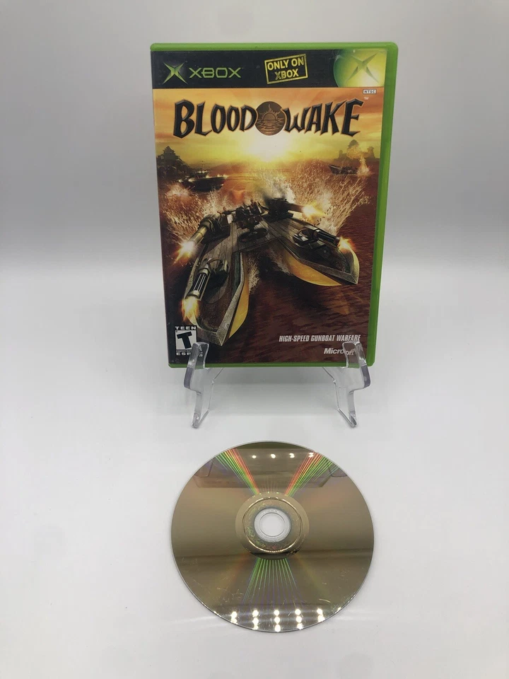 Blood Wake (Microsoft Xbox, 2002) CIB Completo con Manual e Inserto Probado Funcionando Foto 4 de 4