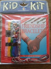 Friendship Bracelet Usborne Kid Kit, Book with material, Read description below