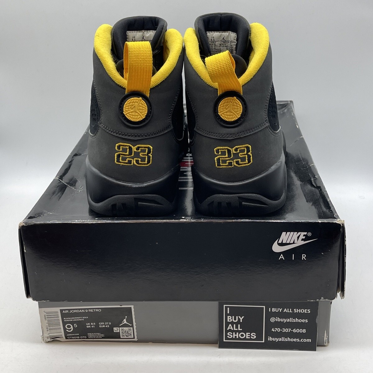 black and yellow jordan 9 release date