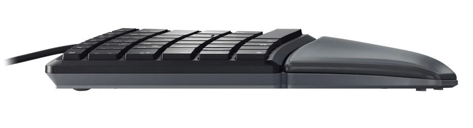 CHERRY 4500 ERGO Ergonomic Keyboard UK Layout QWERTY Wired Padded Palm Rest - Image 3 of 4