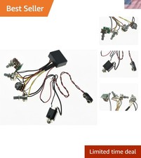 Lightweight Prewired EQ Preamp Circuit for Electric Bass - Classic Black Design