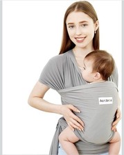 Baby Wrap Carrier,Hands Free Baby Carrier Sling,Lightweight,Breathable,Softne...