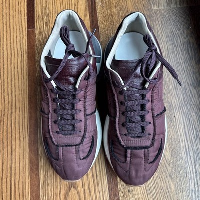 Maison Margiela Burgundy Evolution Running Sneakers 42