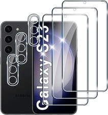 3 3 PACK Designed for Samsung Galaxy S23 Screen Protector and Camera Lens