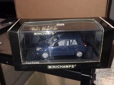 Minichamps scala 1/43 400 081104 - Ford Fiesta 2002 - blu solo 500 made NUOVO