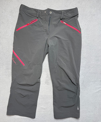 Salomon Wayfarer hiking capri pants gray womens size 6 US