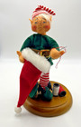 2002 Sewing Annalee Elf on Wooden Stand — photo 7