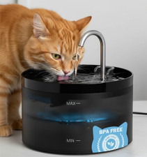 Automatic Pet Water Fountain 2L Quiet Cat Dog Drinking Dispenser Bowl