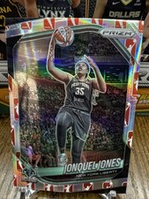 2025 Panini Prizm WNBA Jonquel Jones WNBA Logo Prizm #52 New York Liberty