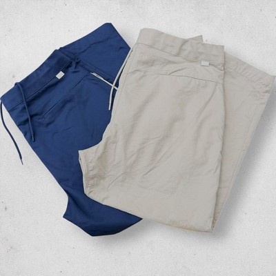 Nike Sportswear Tech Essentials Commuter Pants Mens 34 Navy Tan DD7032-410  2pk