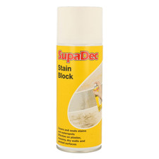 SupaDec Stain Block Spray 400ml – Covers Water, Rust & Mould Marks Paint Remover