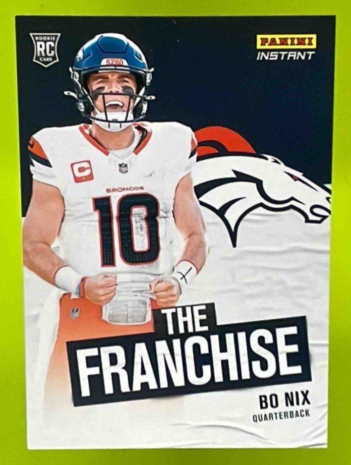 BO NIX RC /319 - 2024 Panini Football Instant The Franchise #TF-15 BRONCOS