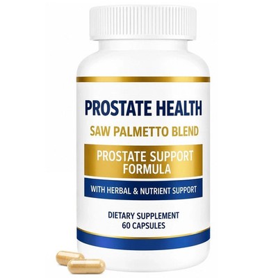 Prostate Health Support Supplement Advanced Herbal Formula Blend - 60 Capsules