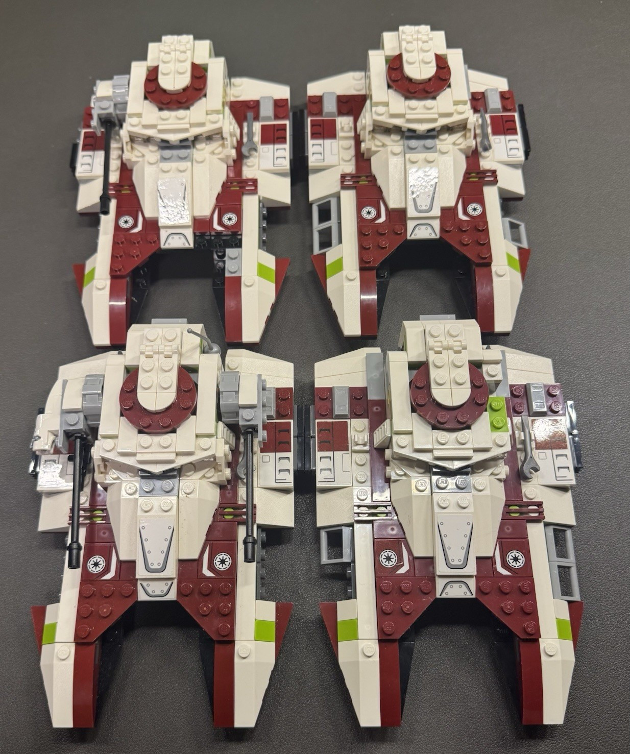Read Description LEGO Star Wars Republic Fighter Tank 75182 Lot of 4