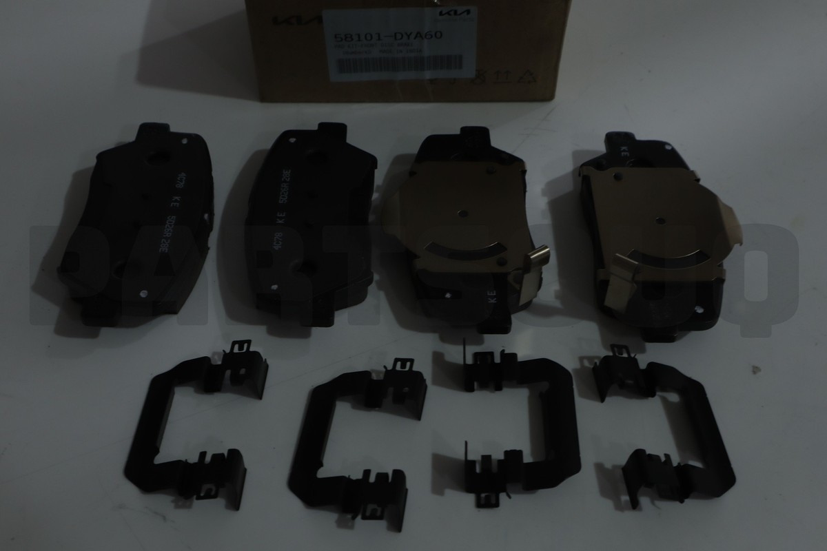 58101DYA60 Genuine Hyundai / KIA PADKIT-FRONTDISCB | eBay