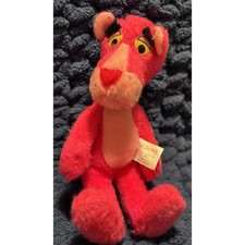 Pink Panther Plush 1964 Mighty Star 15" Stuffed Animal Vintage 
