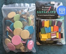 50 rapeso superclips Brads circular Crafting Cardmaking Scrapbooking Paper craft