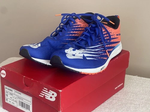 New Balance Mens Size 12.5 D 1500 V6 M1500BR6 Blue Red Running Race Shoes