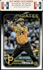 2024 Topps #281 Jared Triolo Rookie Pittsburgh Pirates