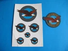 Aircraft Pratt & Whitney Engines Stickers & Cloth patch  Good condition