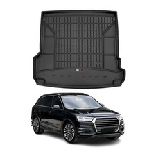 OMAC Gummi Kofferraumwanne für Audi Q7 4M 2015-2025 TPE Laderaumwanne Schwarz