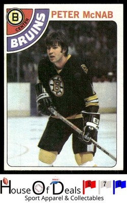 1978-79 Topps #212 Peter McNab Boston Bruins NHL Hockey Card